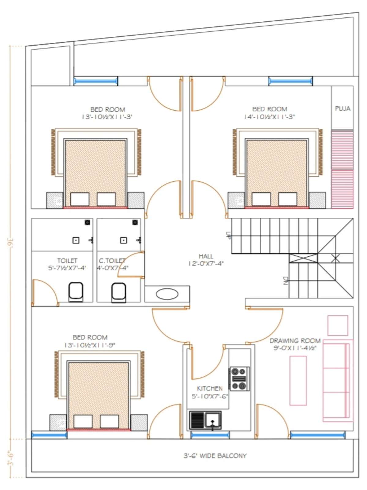 Plans Designs By 3D CAD Rahul Saini Jaipur Kolo