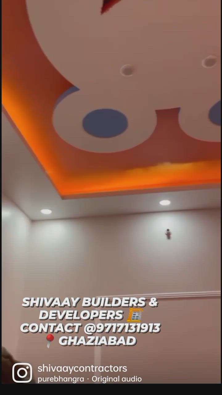Ceiling Designs by Contractor SHIVAAY BUILDERS   DEVELOPERS, Ghaziabad | Kolo