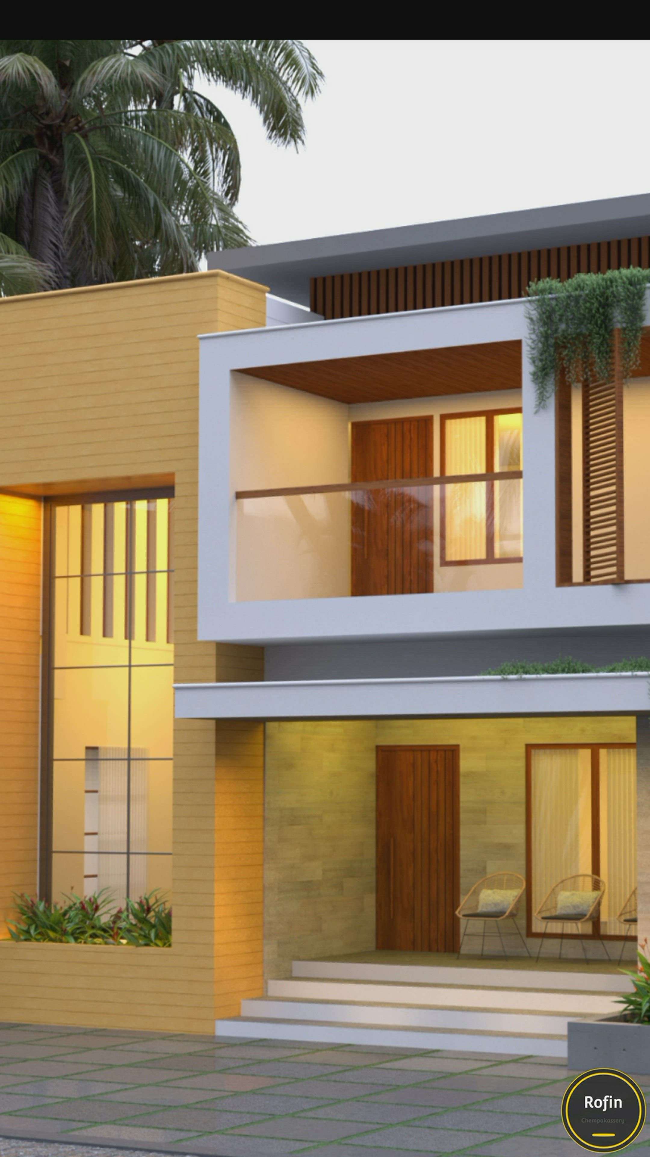 Exterior Designs by Contractor Rofin Chempakassery, Thiruvananthapuram | Kolo