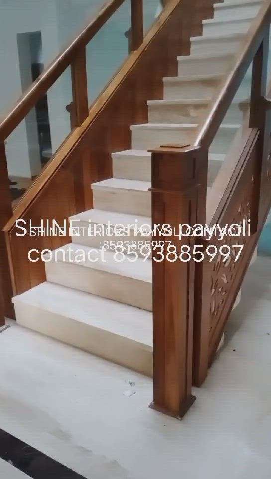 Staircase Designs by Carpenter SHINE interiors PAYYOLI CLT, Kozhikode | Kolo