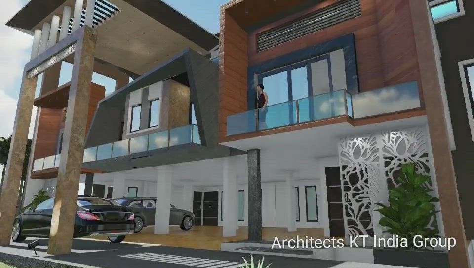 Exterior Designs by Architect Kaushal Thakur , Gautam Buddh Nagar | Kolo