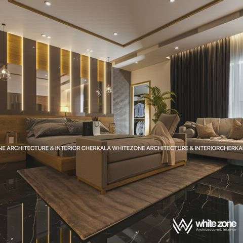 Bedroom Designs by Contractor Whitezone Architecture  interior, Kasaragod | Kolo