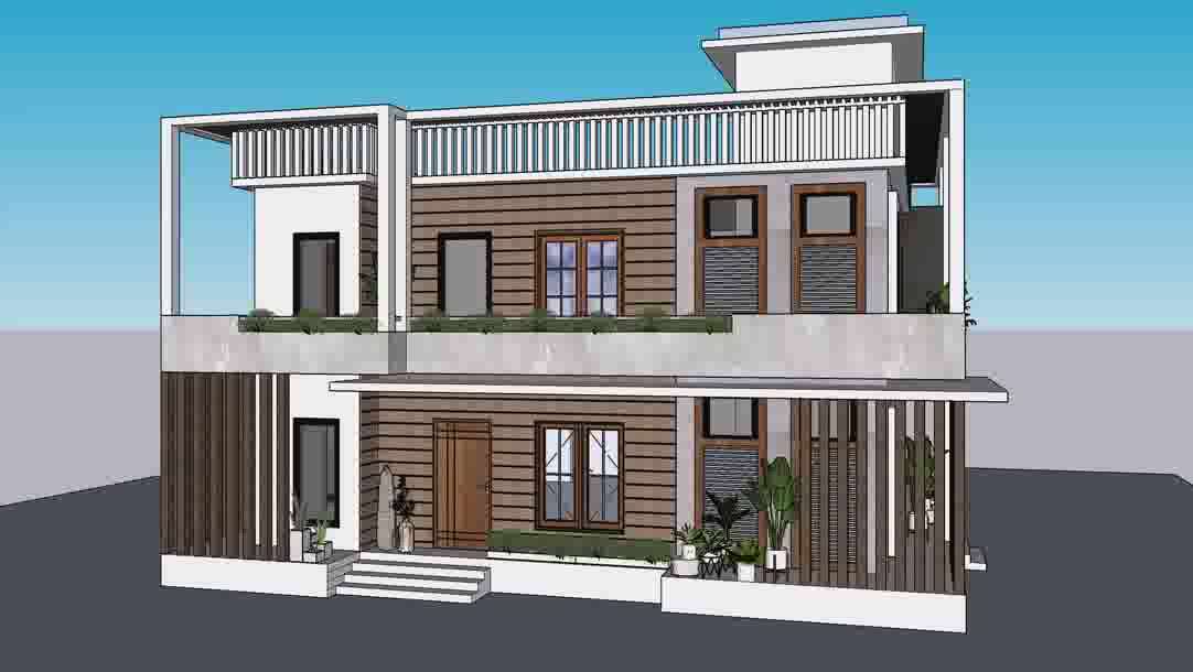 Exterior Designs by Architect Abhishek Jain, Gautam Buddh Nagar | Kolo