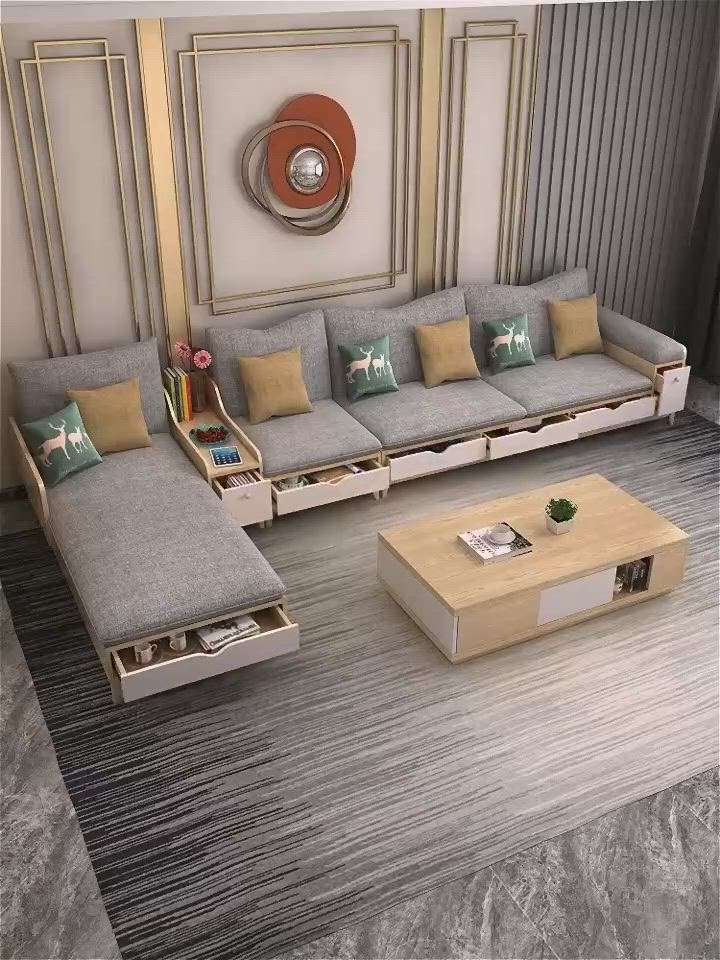Living, Furniture Designs by Carpenter 🙏 फॉलो करो दिल्ली कारपेंटर को , Delhi | Kolo