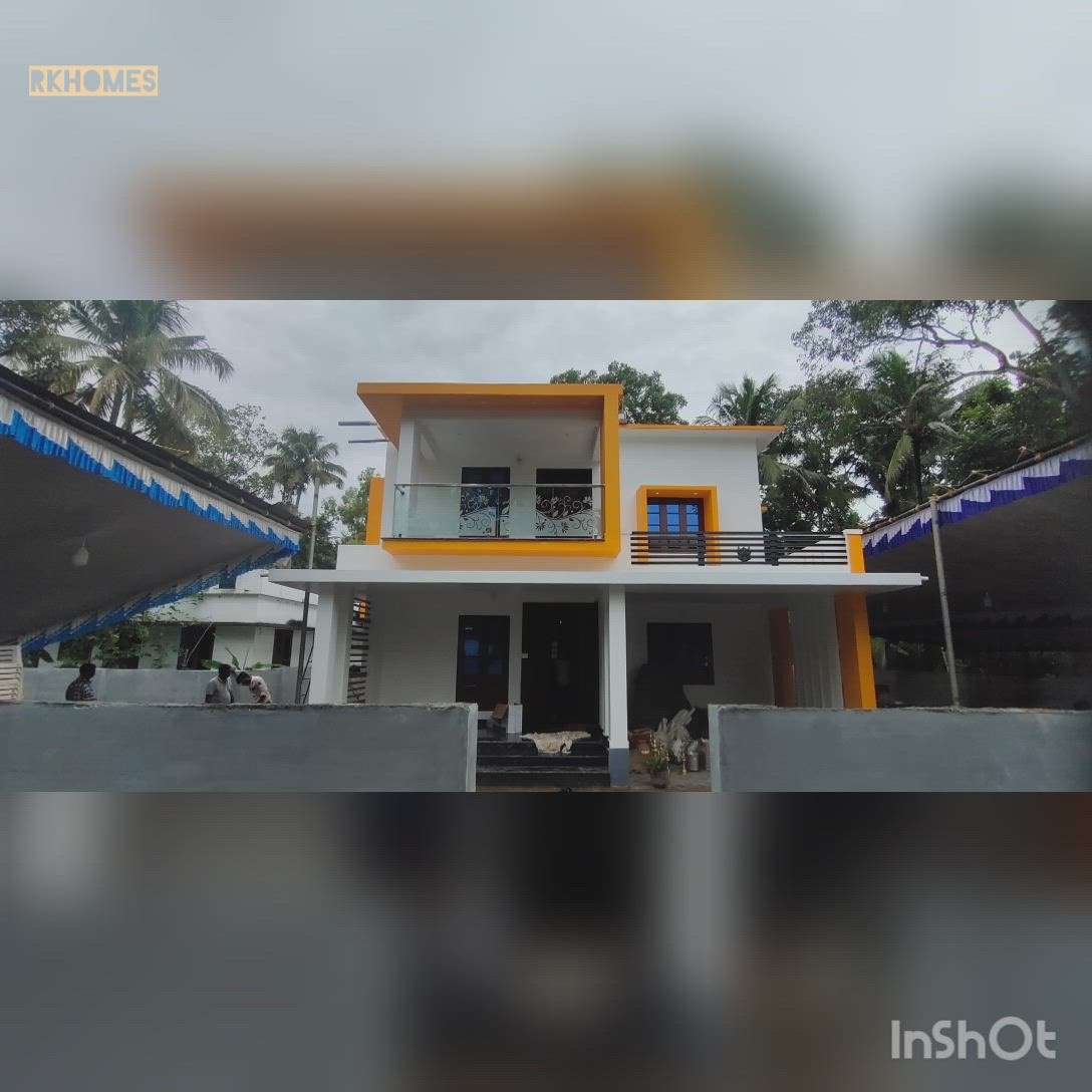 Kitchen, Exterior, Staircase, Bathroom, Furniture Designs by Contractor Dheera Homes , Alappuzha | Kolo