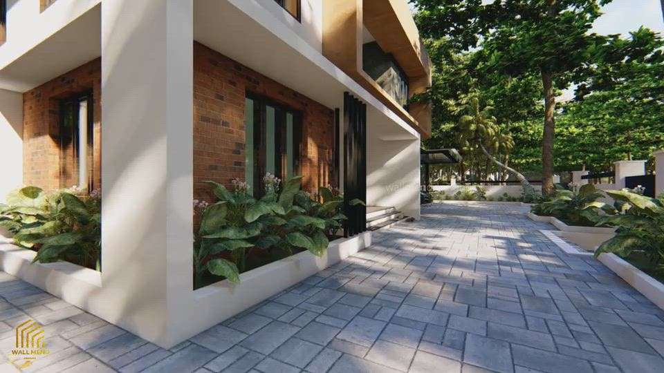 Exterior, Outdoor Designs by Civil Engineer Wall Mend Designs, Palakkad | Kolo
