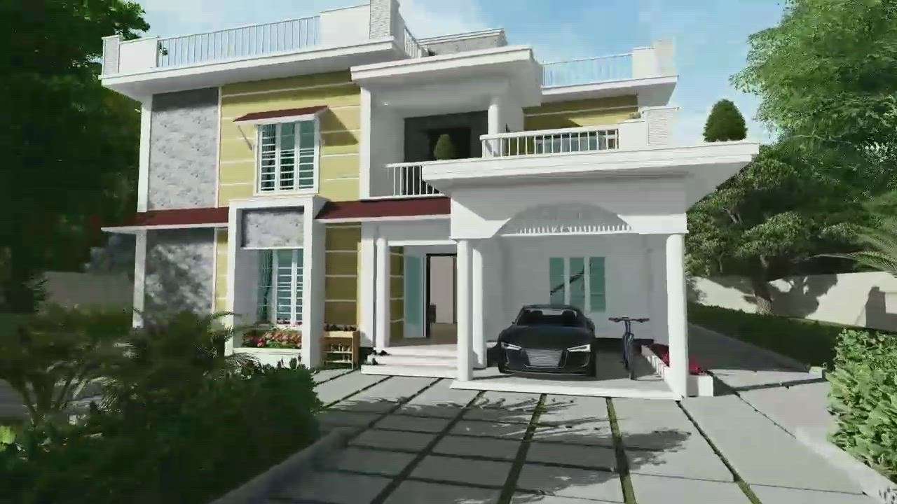 Exterior, Living, Furniture, Dining, Bedroom, Staircase, Bathroom, Kitchen Designs by 3D & CAD NASMEER V M, Thrissur | Kolo