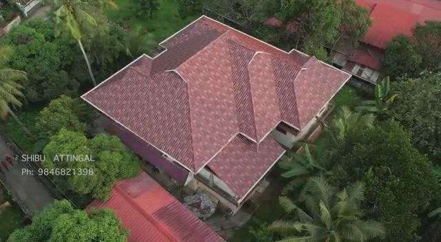 Roof Designs by Building Supplies shibu prasad, Thiruvananthapuram | Kolo