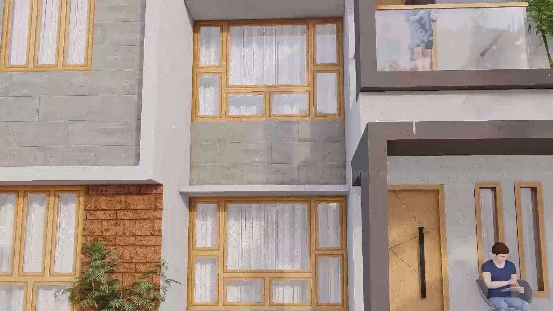 Exterior Designs by Civil Engineer Musfir Alikkakath , Kozhikode | Kolo