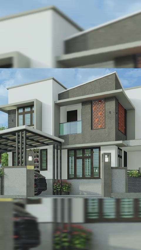 Exterior, Dining, Home Decor, Living, Furniture Designs by Architect morrow home designs , Thiruvananthapuram | Kolo
