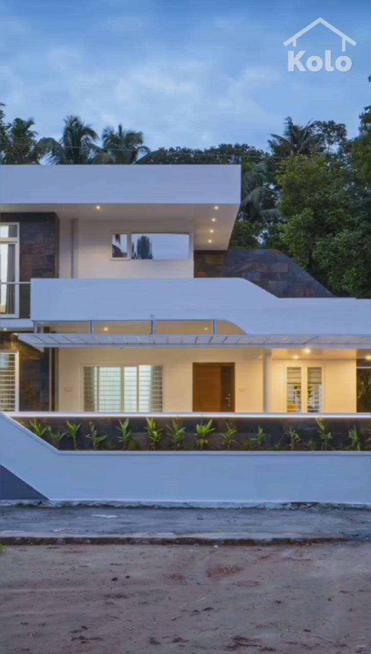 Exterior, Living, Staircase, Bedroom Designs by Service Provider Kerala Designs , Ernakulam | Kolo