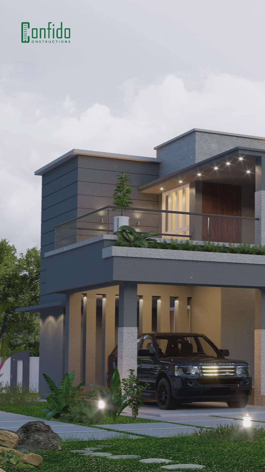 Exterior Designs by Civil Engineer Confido  Constructions, Kannur | Kolo