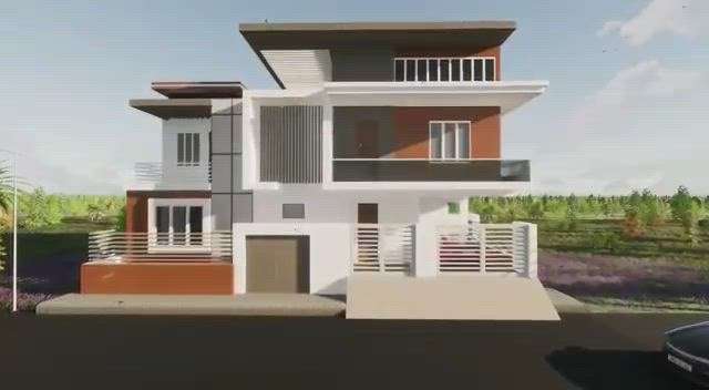 Furniture, Exterior, Living, Bedroom, Bathroom, Kitchen, Staircase Designs by Architect GV Construction, Indore | Kolo