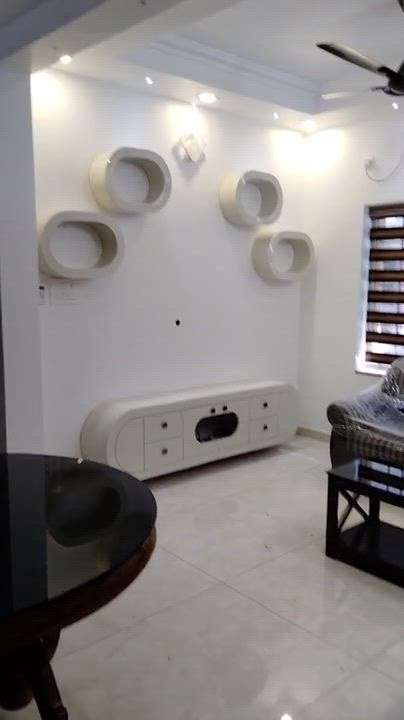 Wall, Living, Lighting Designs by Contractor sumesh kumar, Thrissur | Kolo