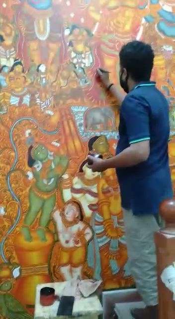 Wall Designs by Interior Designer Kerala Art Gallery  9846460111, Malappuram | Kolo