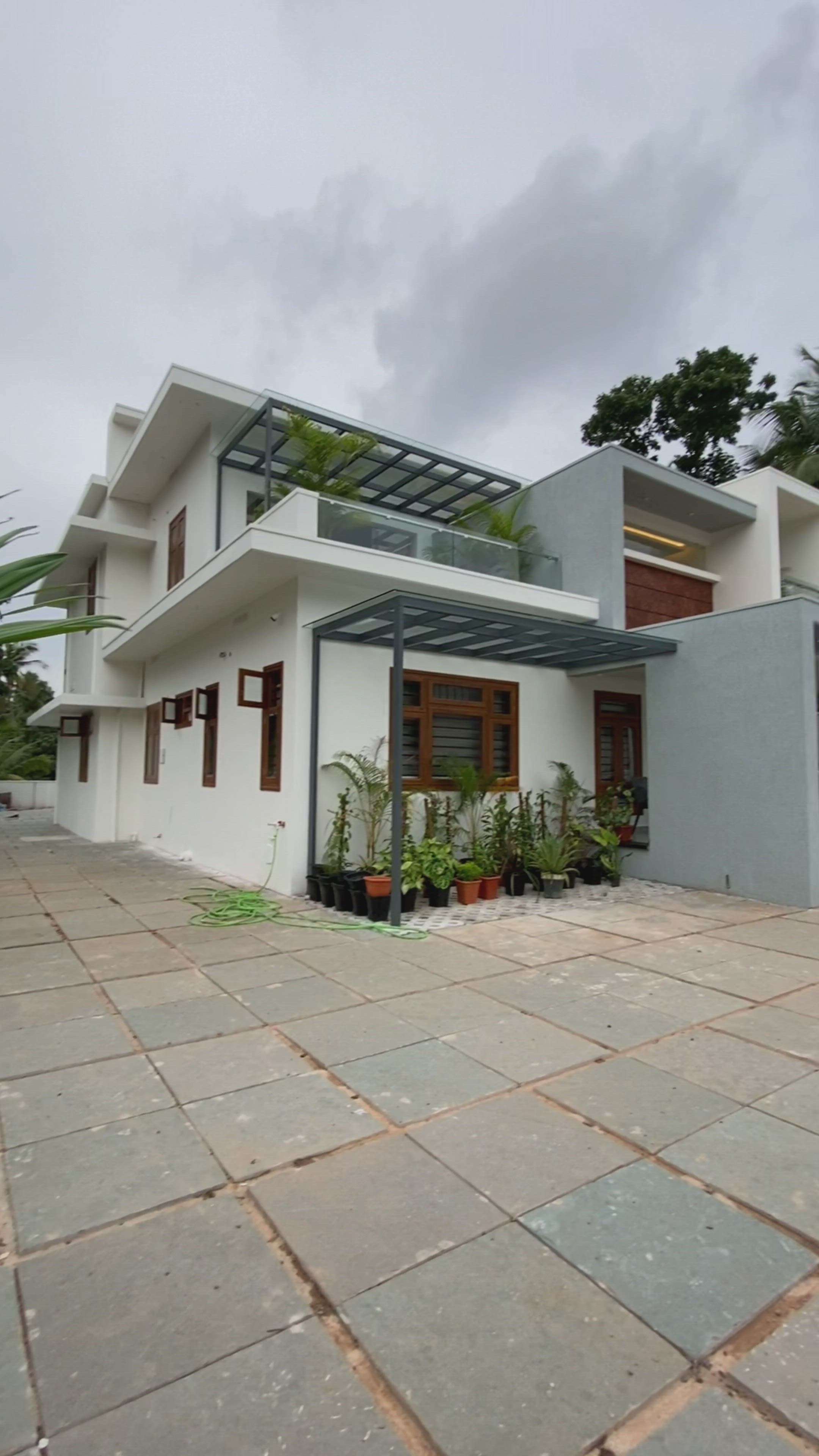 Exterior, Kitchen, Living, Furniture, Dining, Home Decor Designs by Contractor KTM Interiors, Malappuram | Kolo