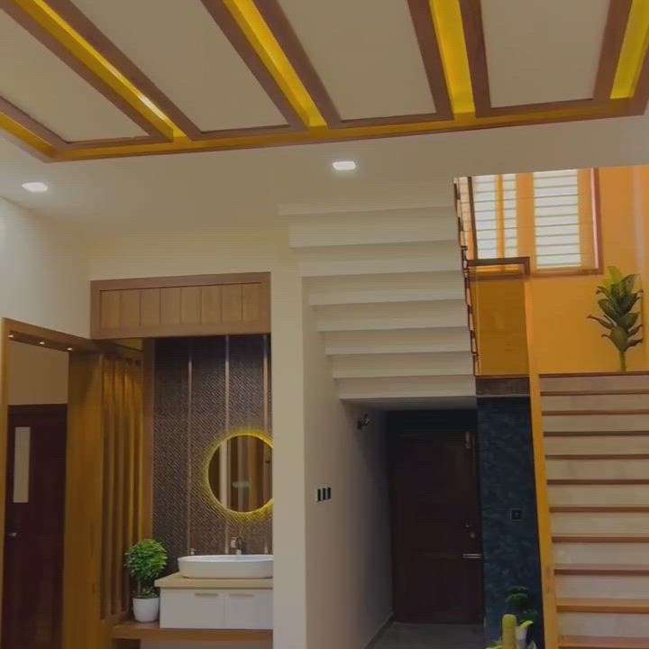 Ceiling, Home Decor, Staircase Designs by Flooring Anoop Kumar, Malappuram | Kolo