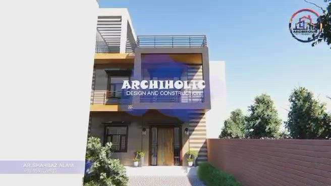 Exterior, Living, Furniture, Kitchen, Dining, Bedroom Designs by Architect Shahbaz  Alam, Delhi | Kolo