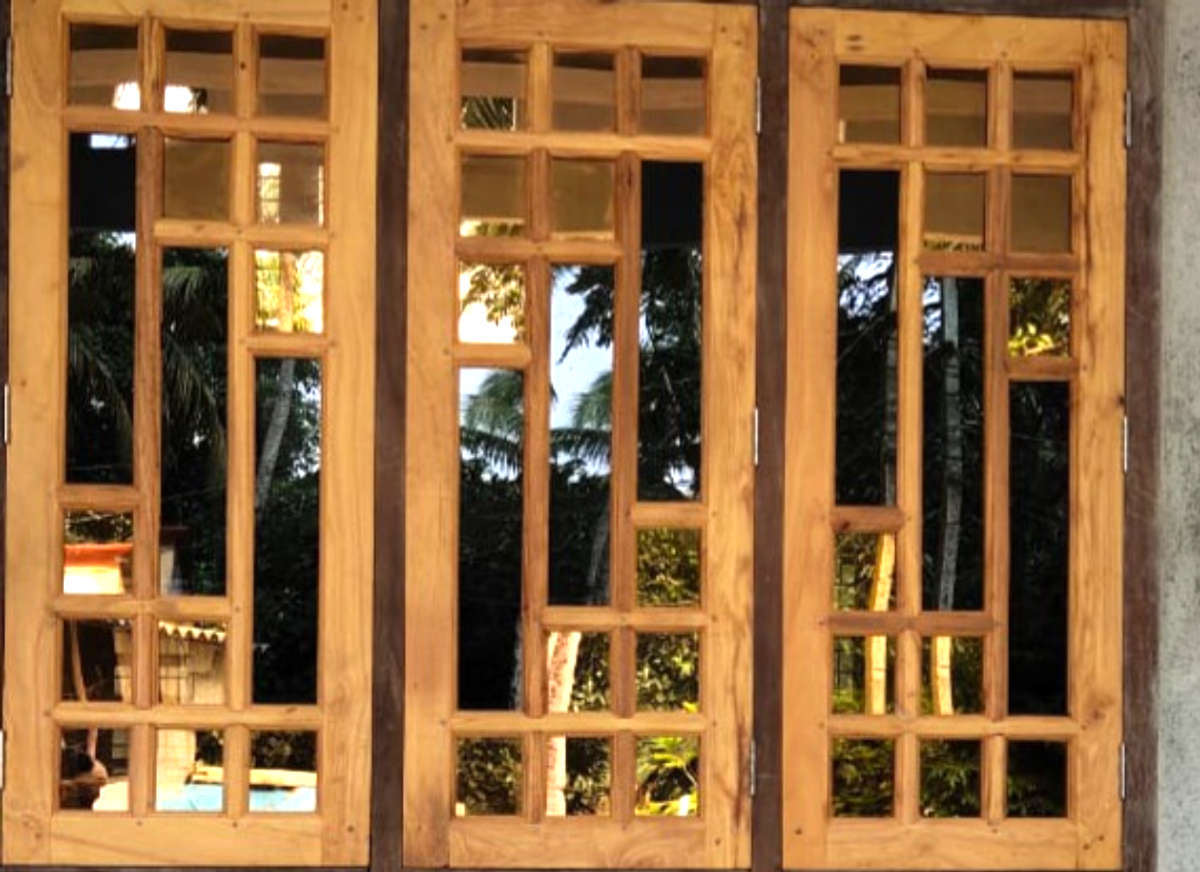 Wood Windows Kerala Style