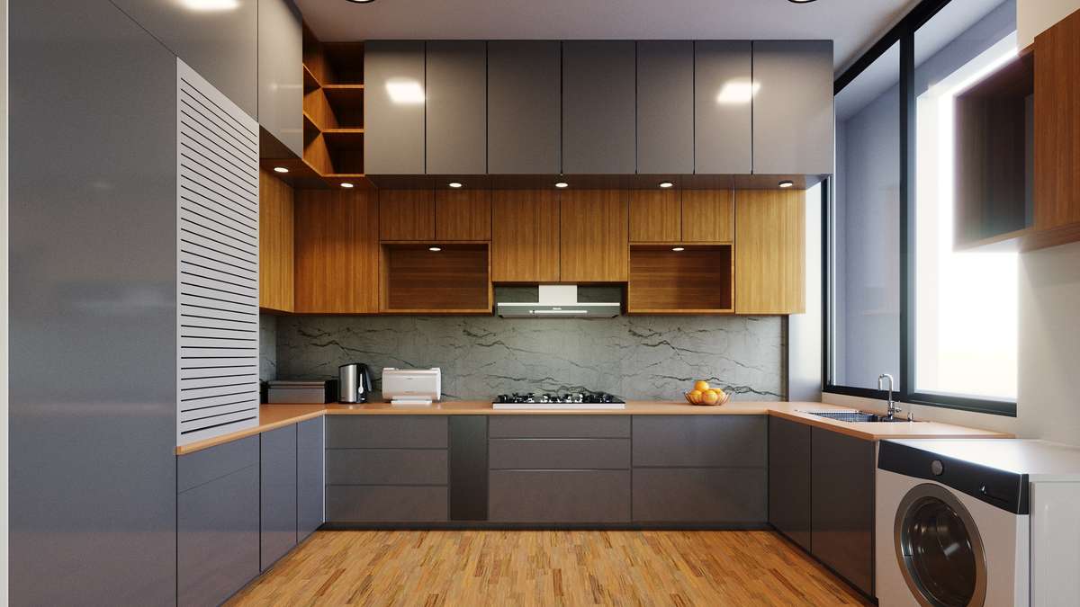 modular kitchen noida  #LargeKitchen #HouseDesigns #InteriorDesigner #HouseDesigns #DelhiGhaziabadNoida