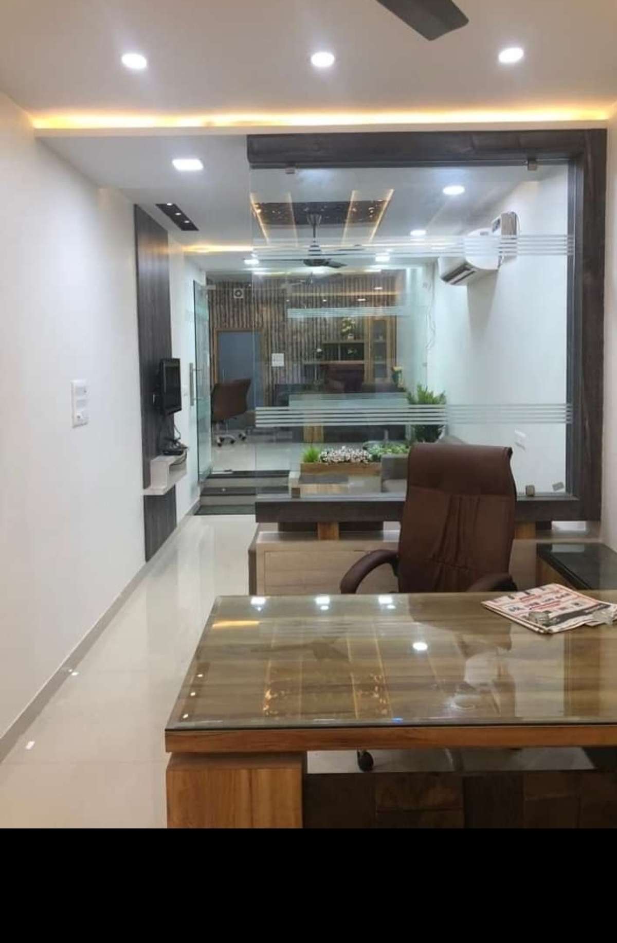 Done office at alipur road  #Delhihome  #client happy #interior trendz