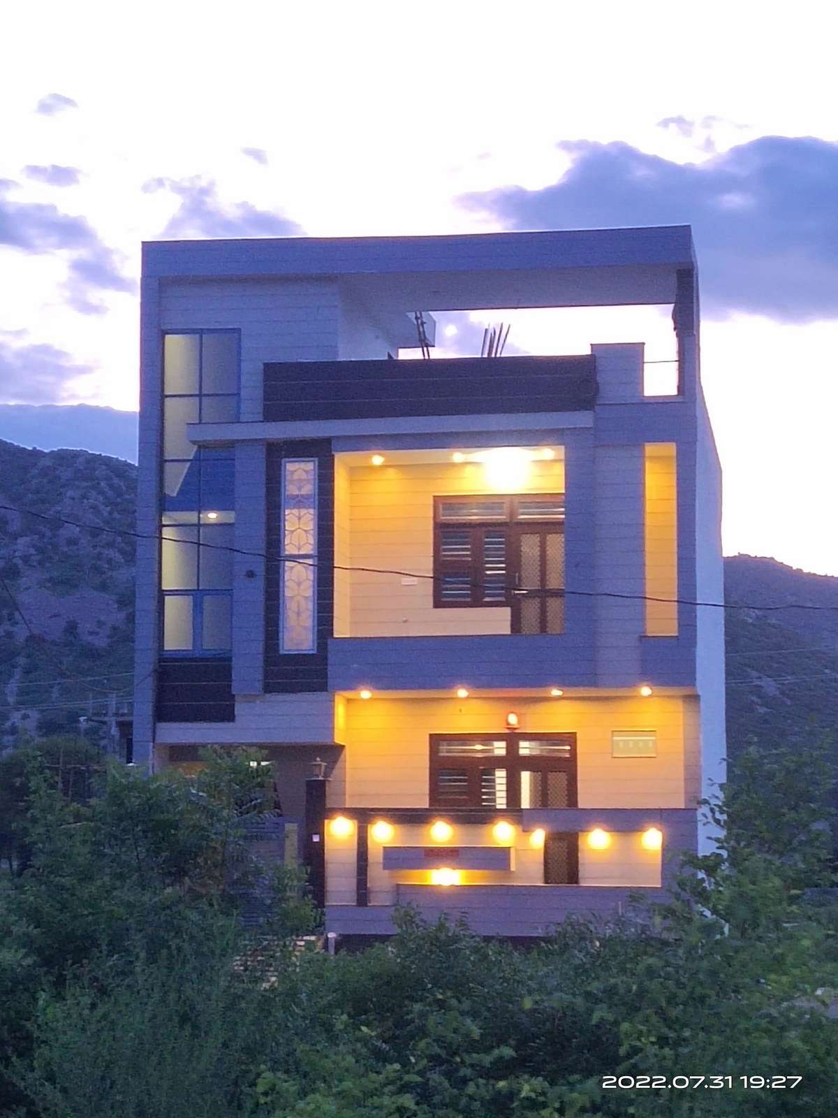 Exterior, Lighting Designs by Interior Designer naveen jain, Alwar Kolo