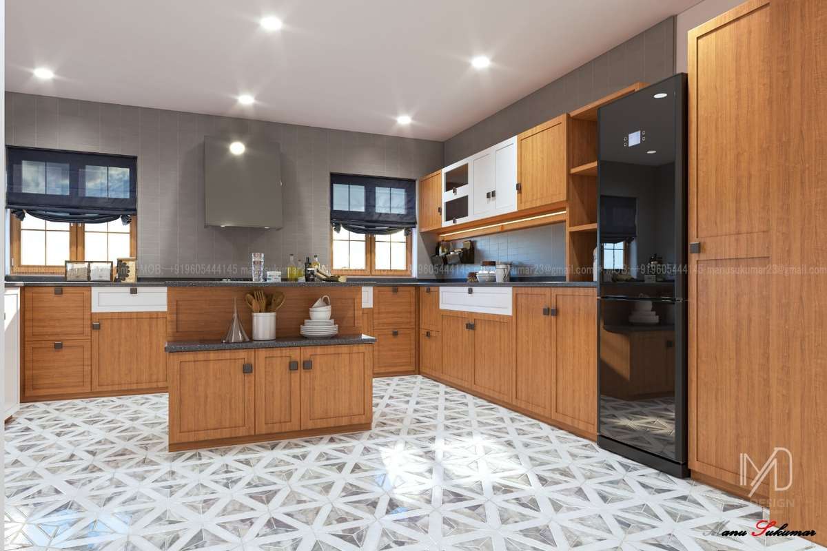 Kitchen Designs by Interior Designer Manu Sukumar, Kottayam Kolo