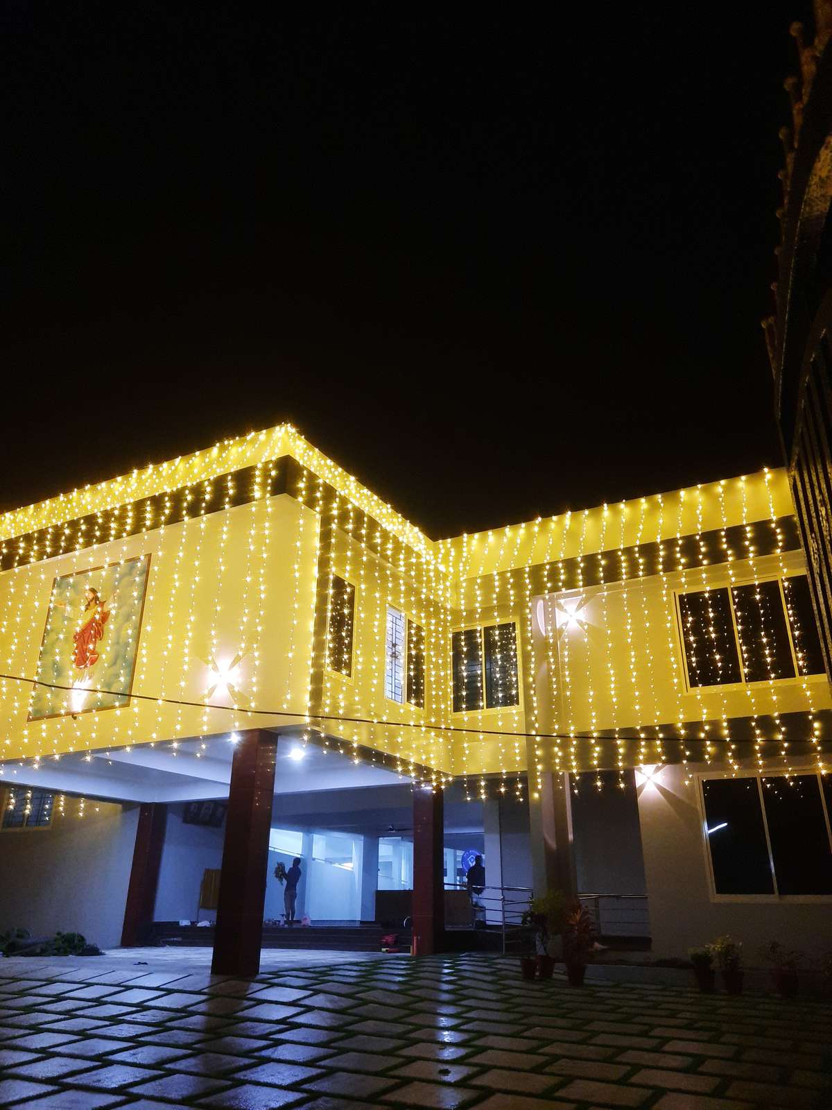 Exterior, Lighting Designs by Civil Engineer Rejil Malayil, Ernakulam
