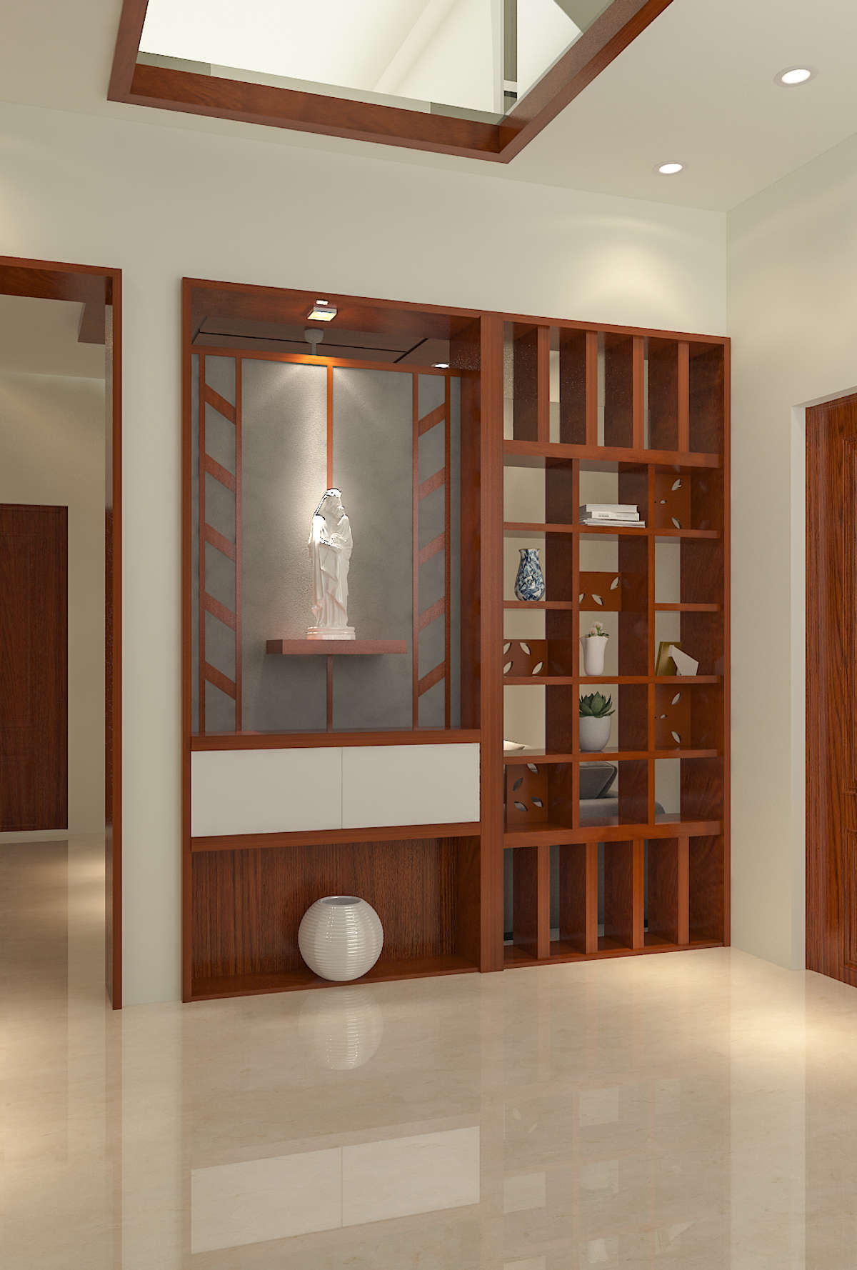 Storage, Prayer Room Designs by Architect Ashly Mary Architects