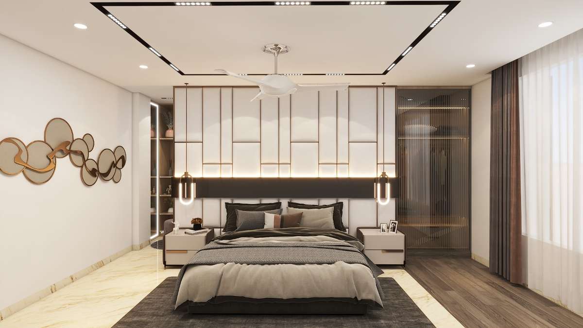 #residenceproject  #InteriorDesigner  #Architect  #BedroomDecor  #simple  #lighting  #aestheticdesign