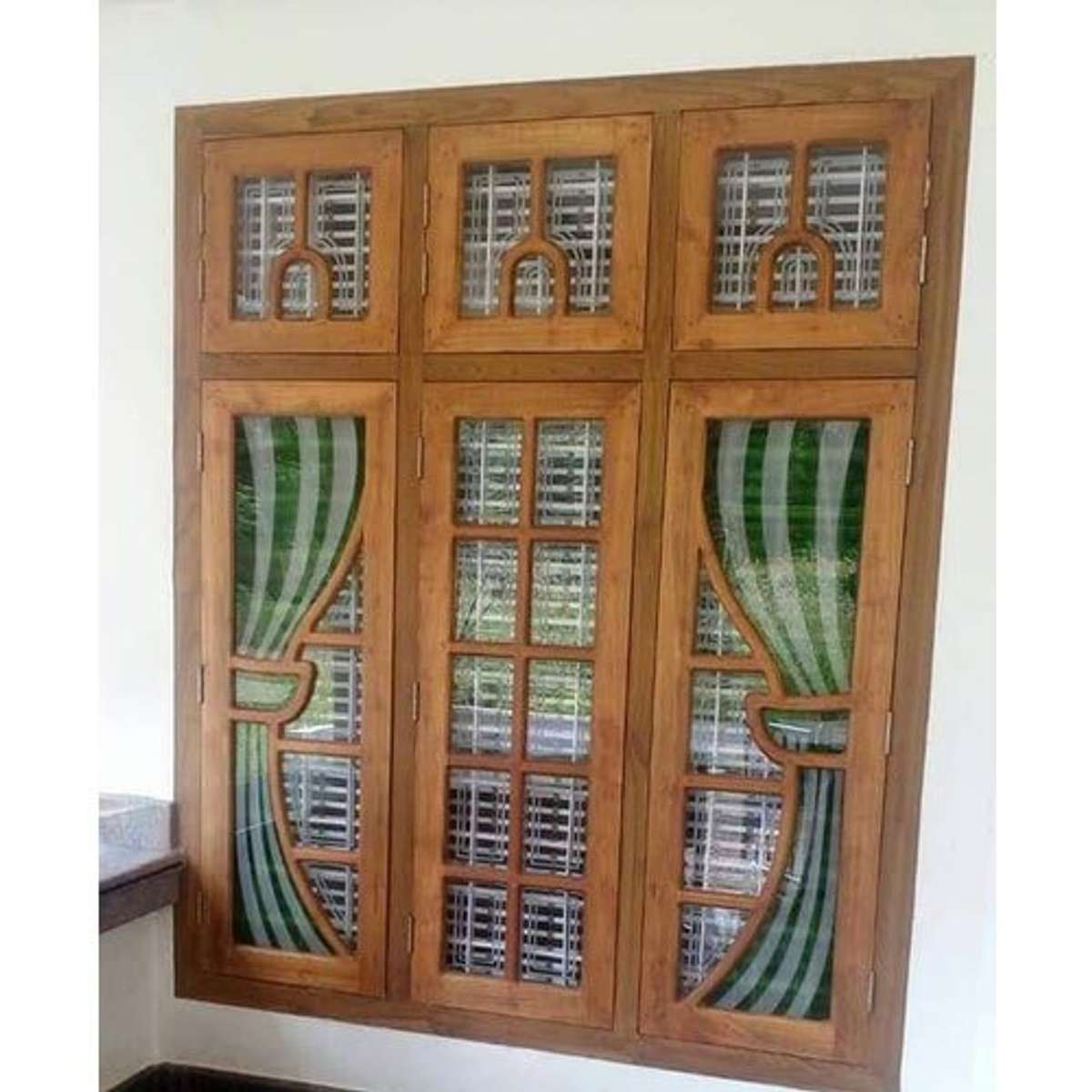 Wood Windows Kerala Style
