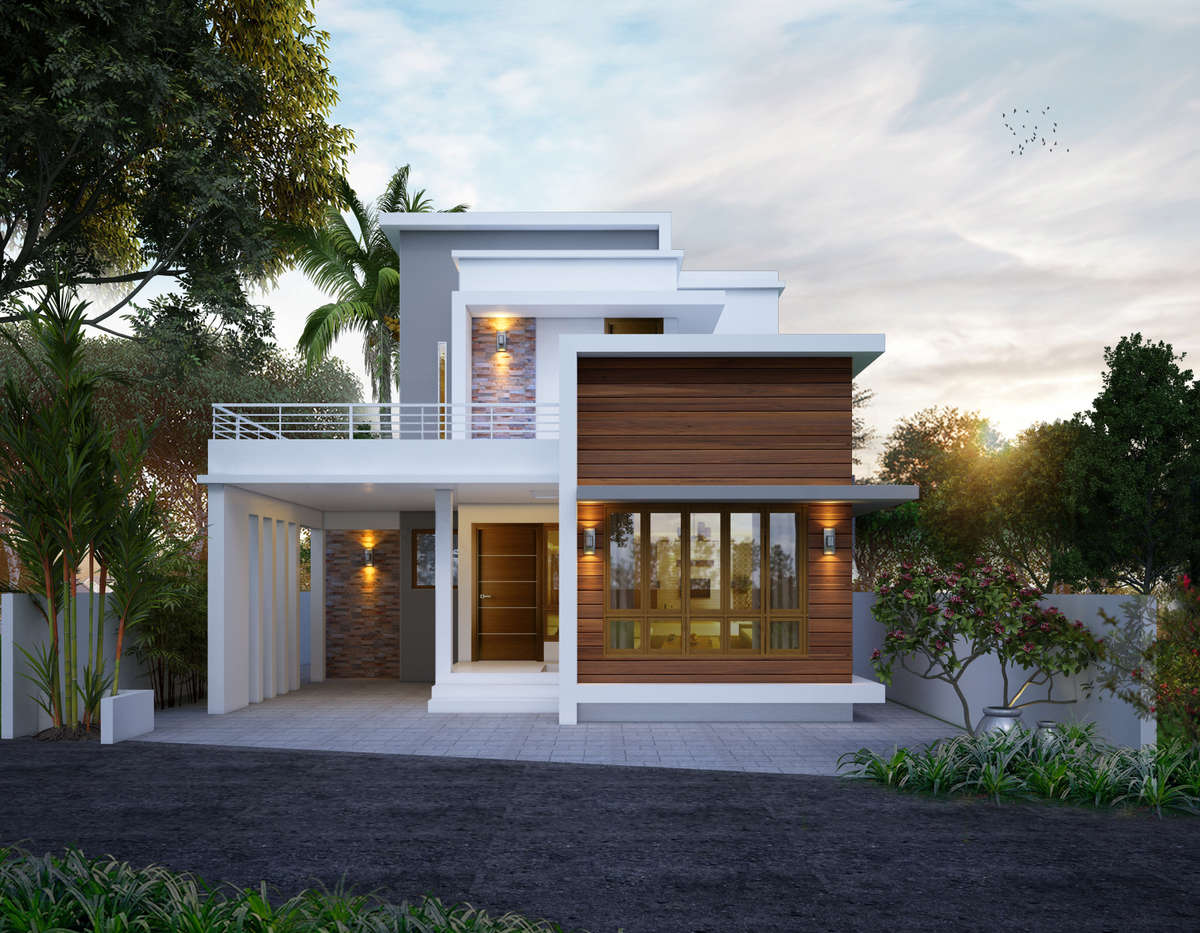 #House  #Designs #villa  #project #3d 
 #kochi