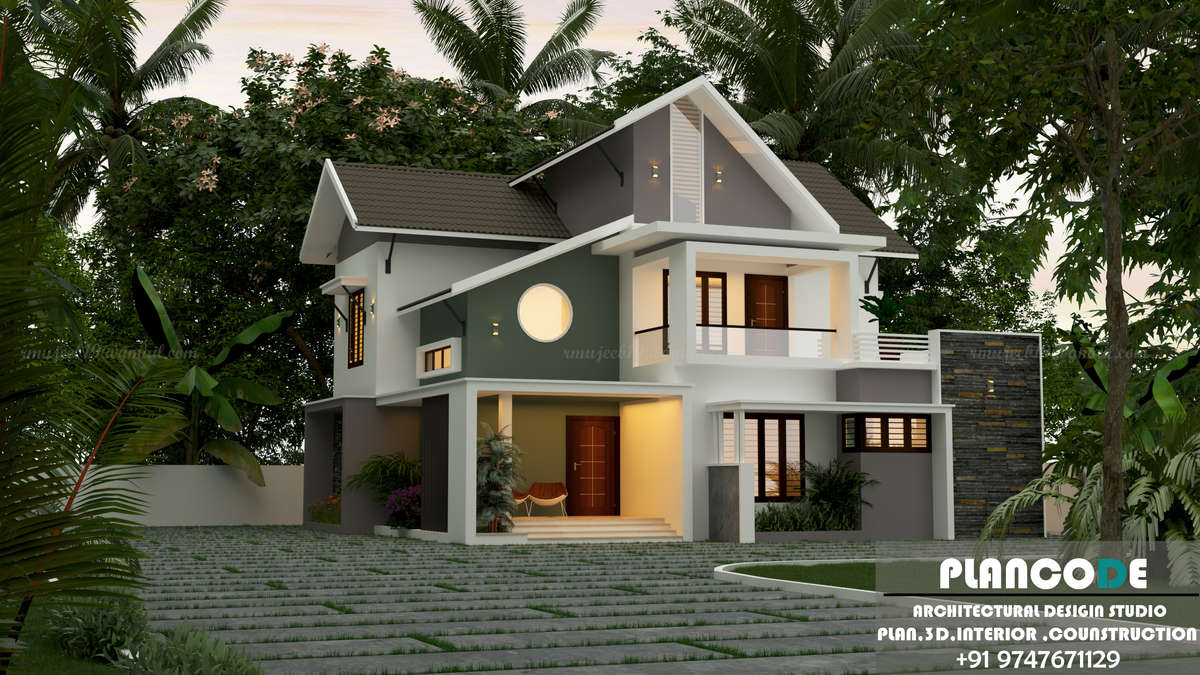 For 3D design call or watsapp(+919747671129)

2300sqft house design

Ground floor
Bedroom 2
Attached bath2
common bath 1
Living
Dining
kitchen
store

First floor
Bedroom 2
attached 1
common 1
upper living
study room
Balcony

#KeralaStyleHouse
#HouseDesigns
#ElevationHome
#Autodesk3dsmax
#Designs
#ContemporaryDesigns
#keralaplanners