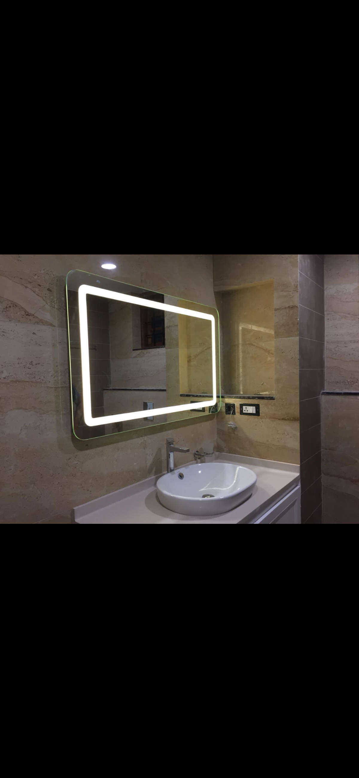 Bathroom, Lighting Designs By Service Provider Shafeek Glass Desin 