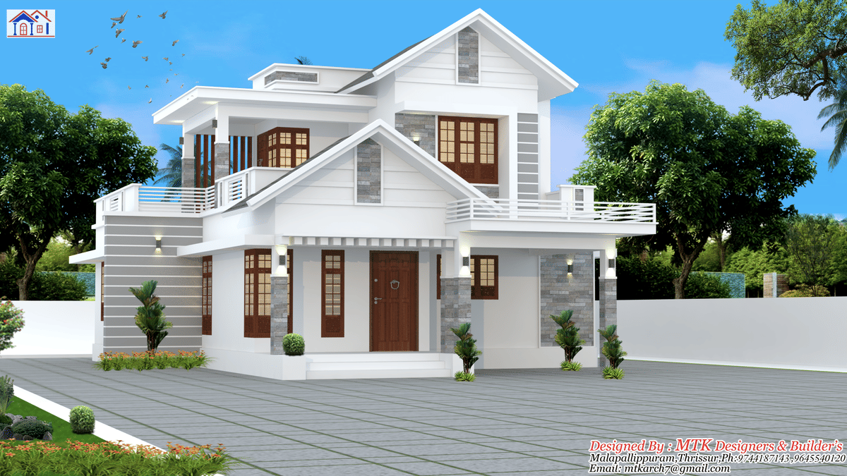 Exterior Designs by 3D & CAD Najeeb Nazar, Thrissur | Kolo