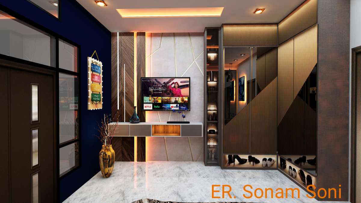 Bedroom interior design#brown love#khandwa#RAC INDORE