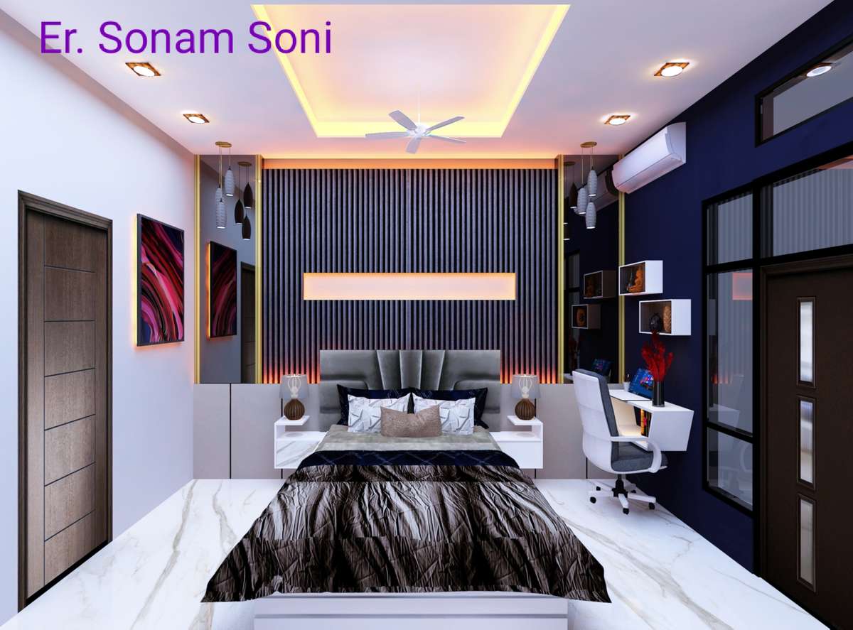 Luxury bedroom interior design#khandwa#RAC indore