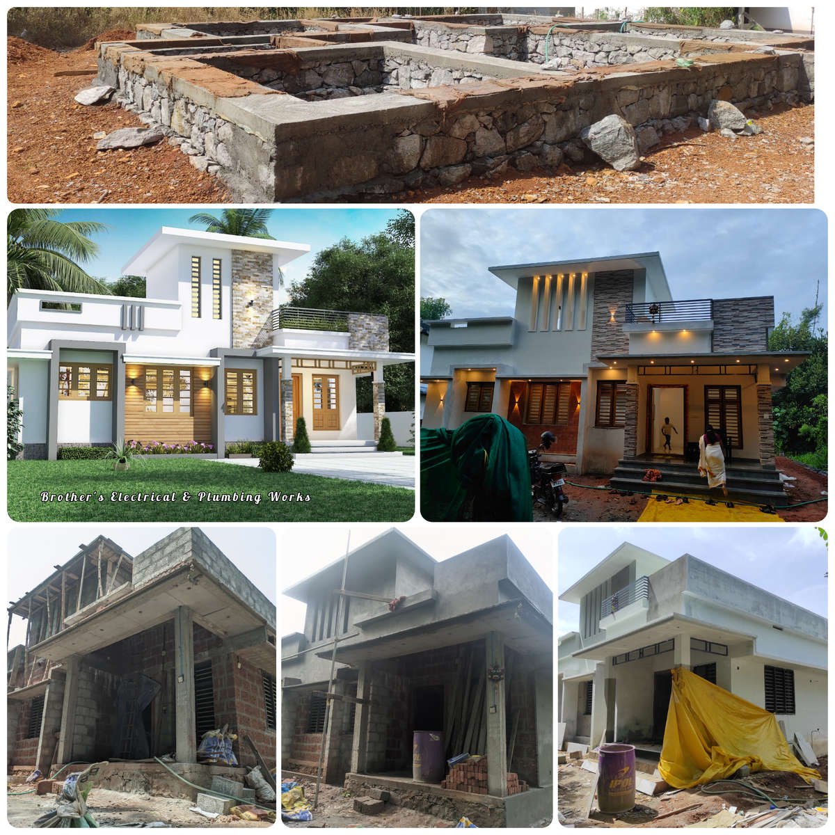 Exterior Designs by Electric Works Vijay Mangode, Palakkad Kolo