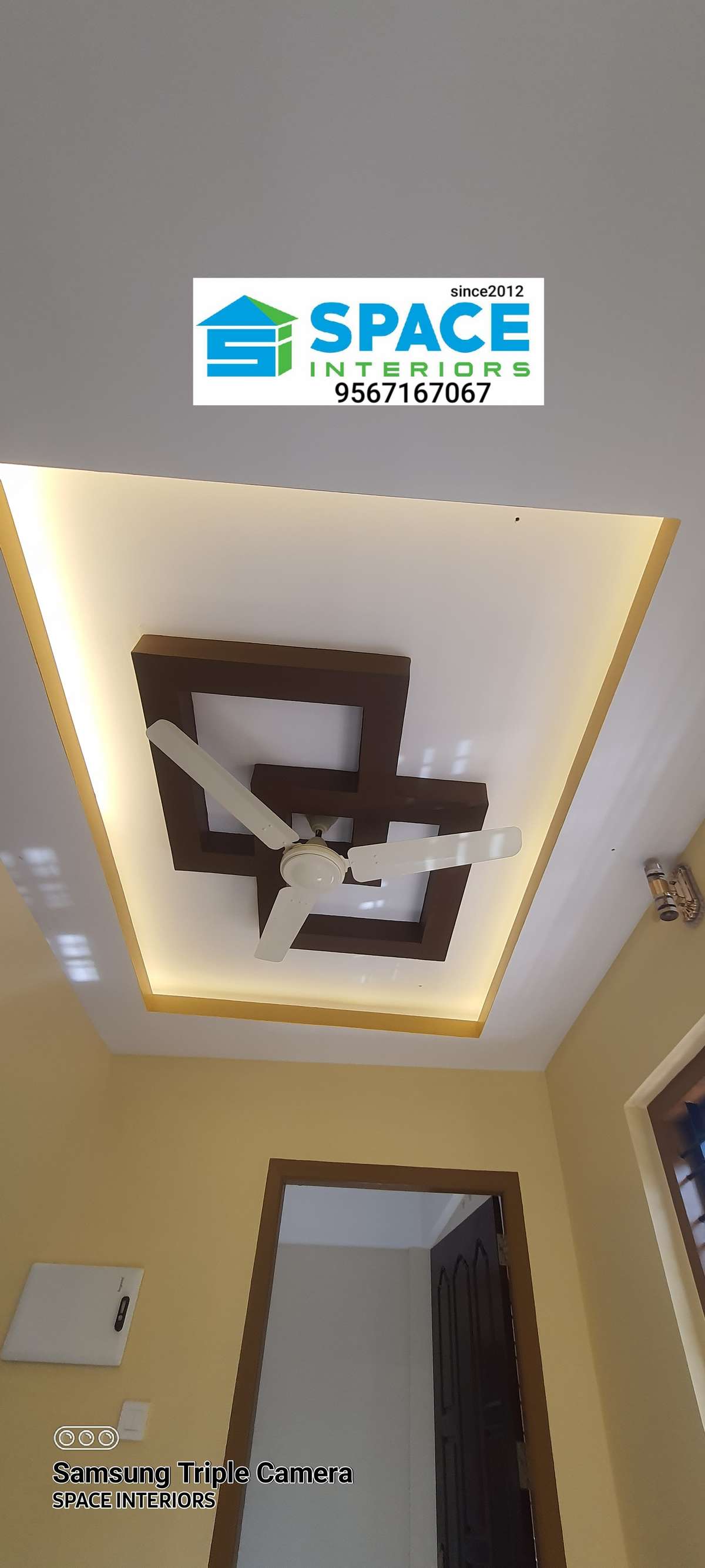 Ceiling Designs by Contractor SPACE INTERIORS, Thiruvananthapuram Kolo
