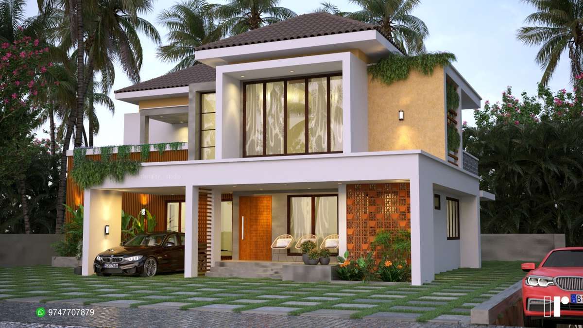 simple exterior house designs in kerala