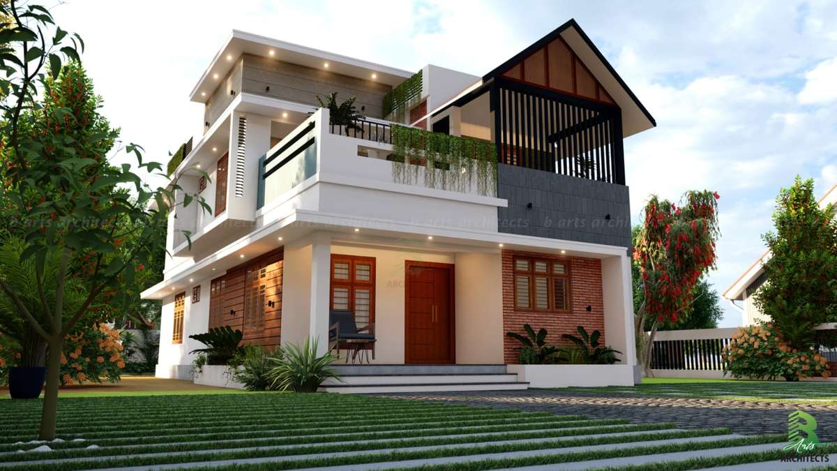 Exterior Designs by Contractor sarin sabu, Kottayam | Kolo