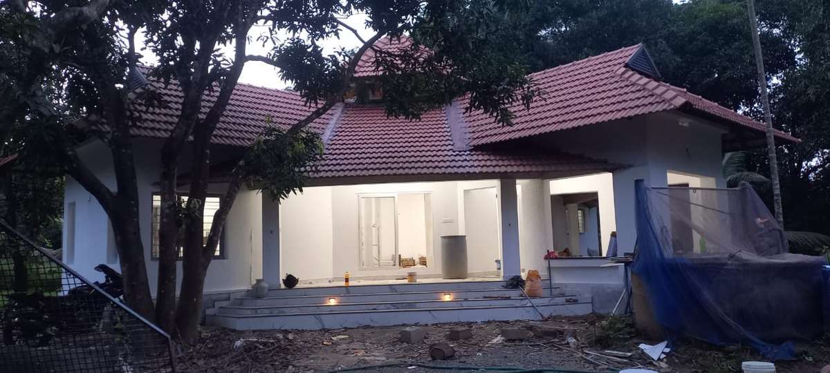 Exterior Designs by Painting Works ajeesh kl kannan, Thrissur Kolo