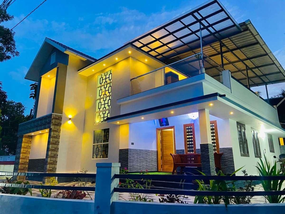 Exterior, Lighting Designs by Civil Engineer Rohit Raj, Kottayam Kolo