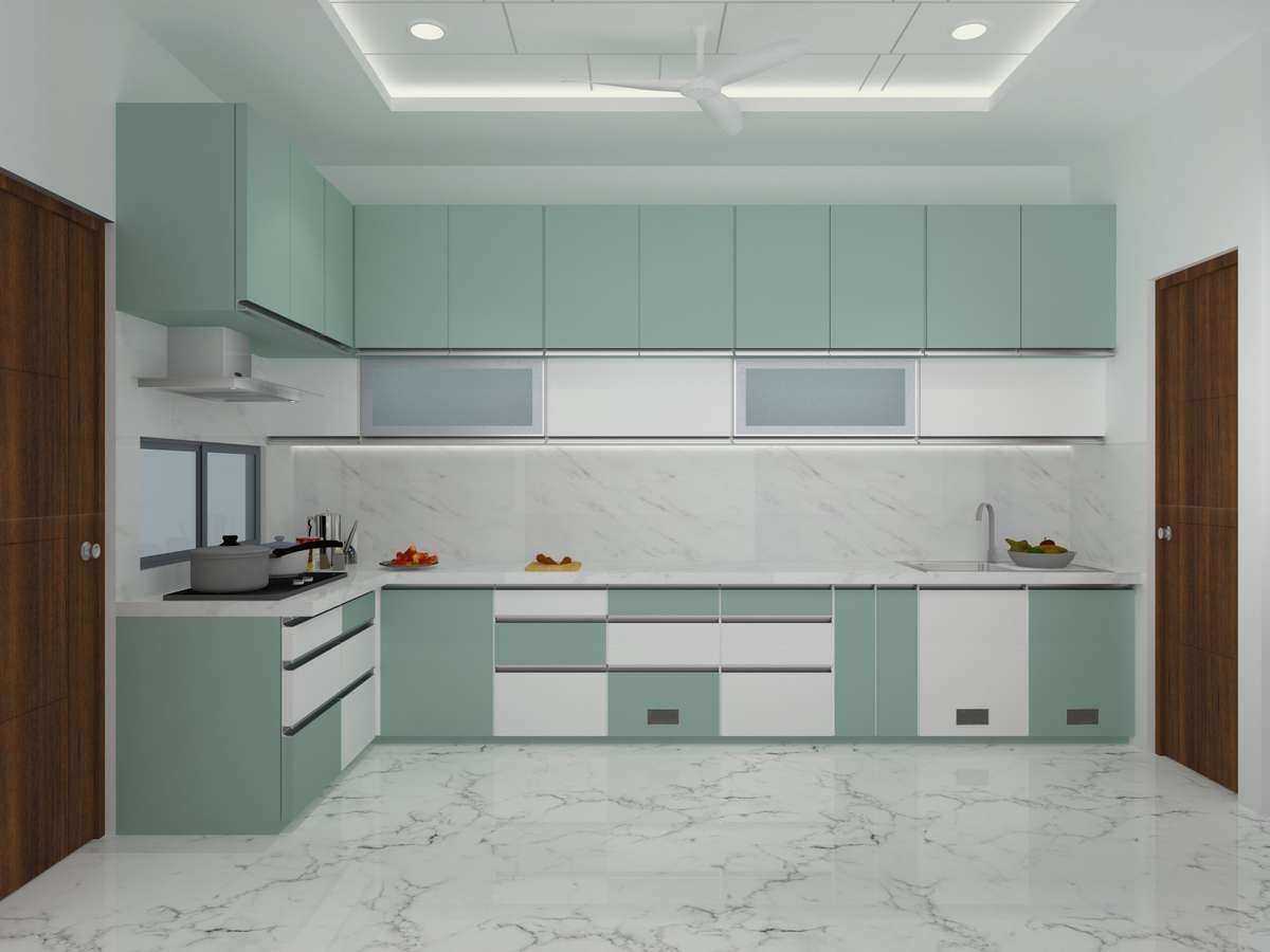 Modular kitchen design #KitchenIdeas  #moderndesign #ModularKitchen