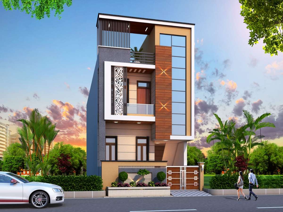 Exterior Designs by 3D & CAD Naveen Sharma, Gurugram | Kolo