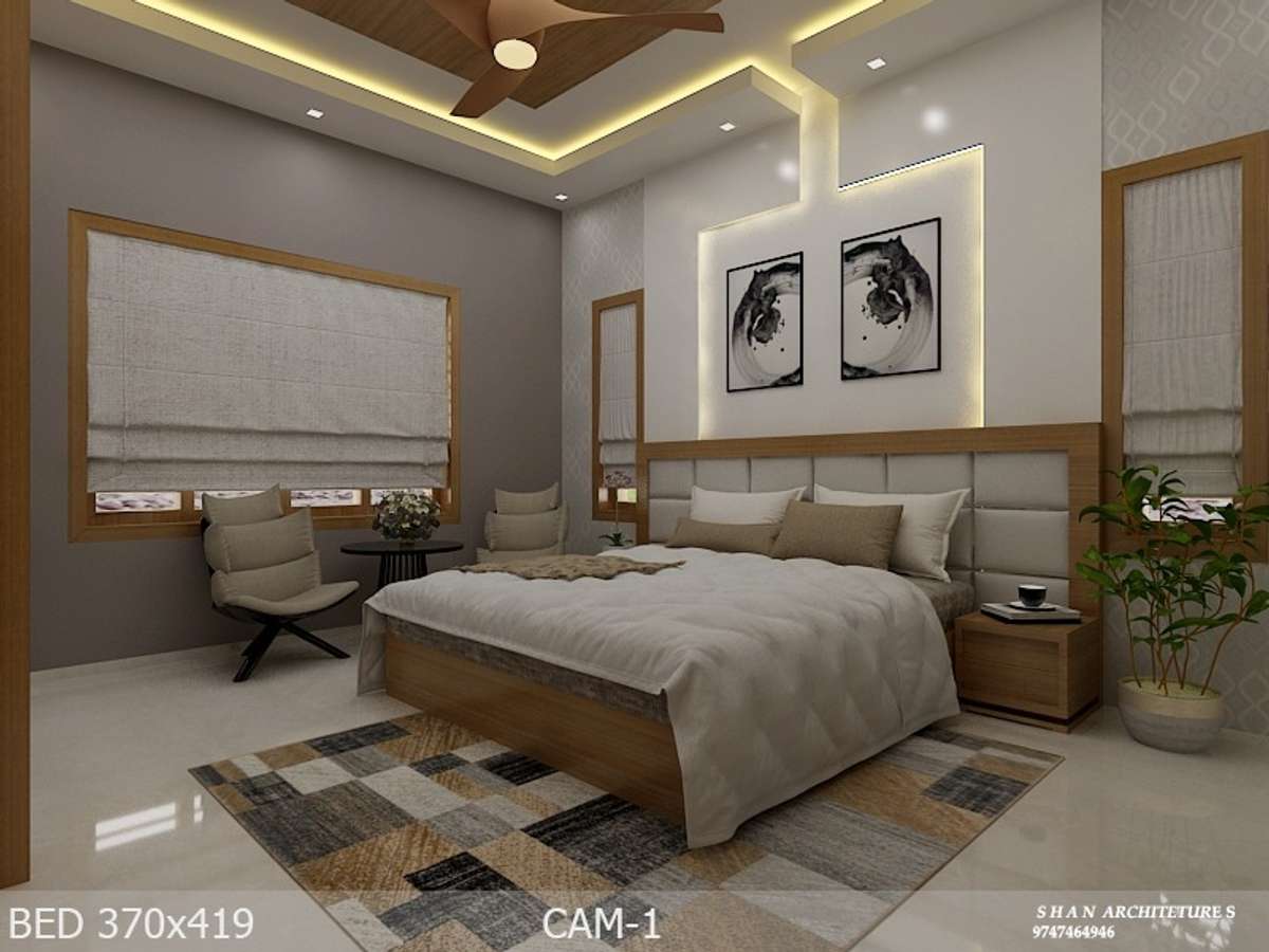 modern bedroom ✨
 #MasterBedroom  #BedroomDesigns  #kannur_logam  #Kannur  #InteriorDesigner