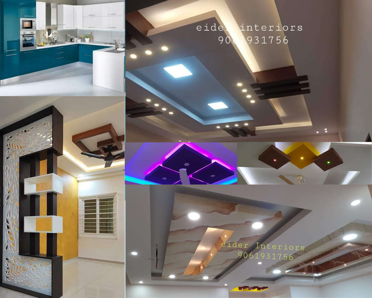 all types  ceiling  &Interior Works in trivandrum  district