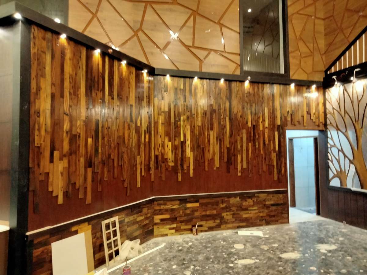 Wall, Lighting Designs by Interior Designer Sajan Vv, Kozhikode Kolo