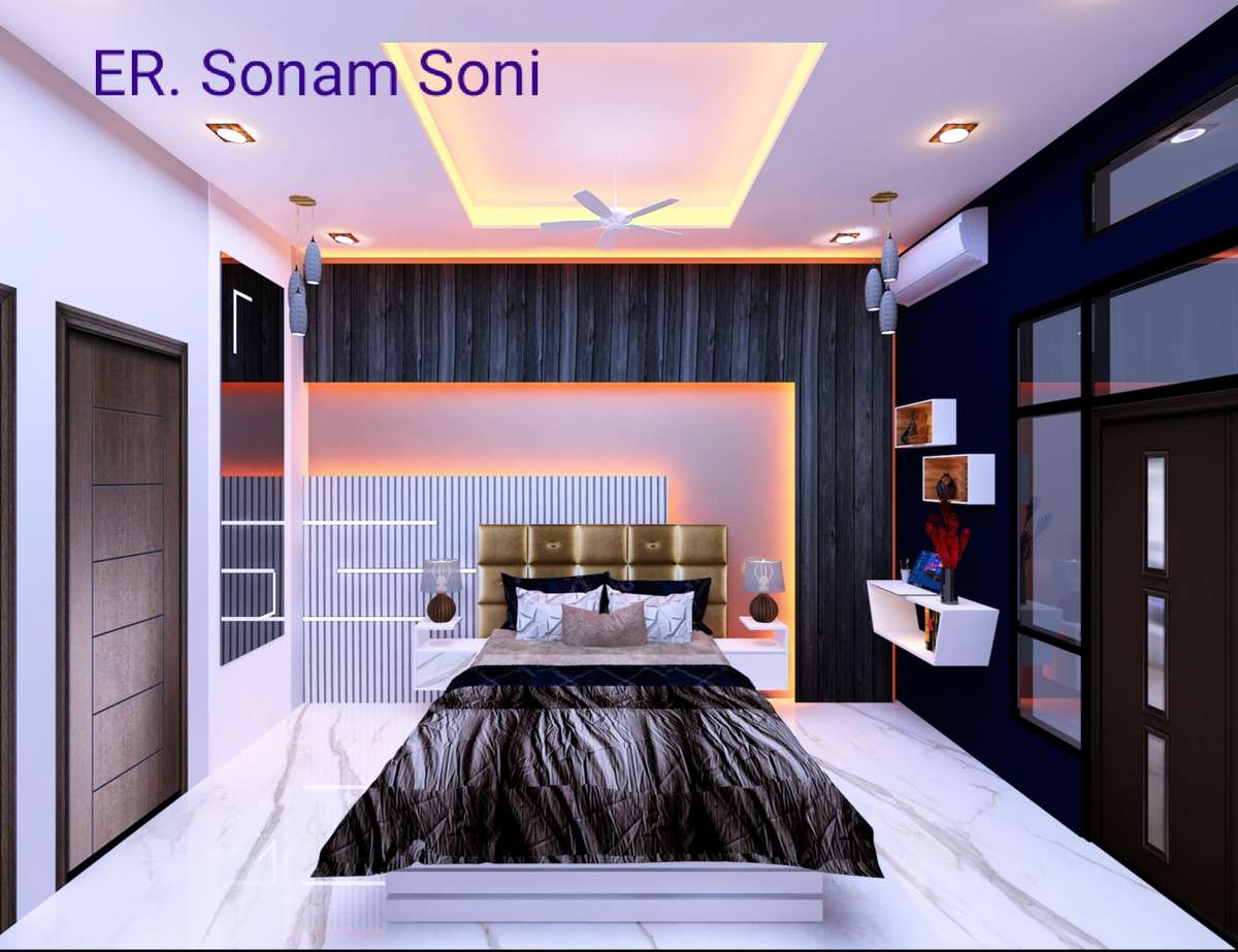 Luxury bedroom interior design#khandwa#RAC indore