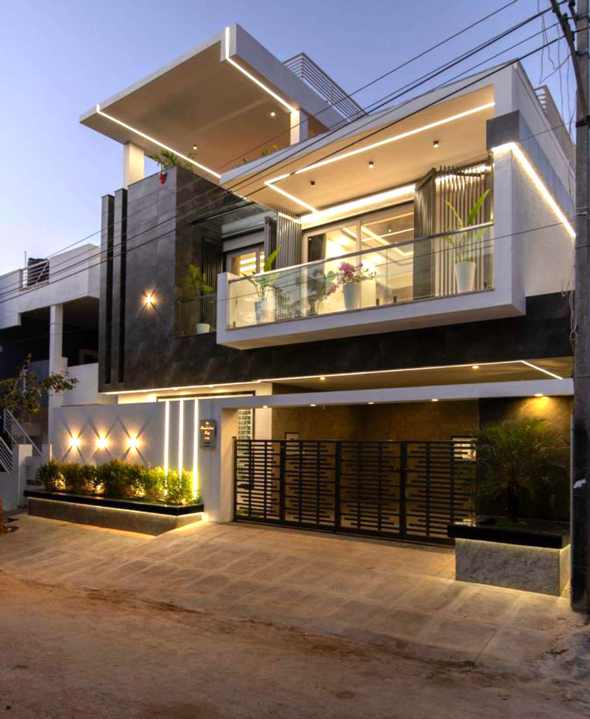 Exterior design // Front elevation ₹₹₹  #sayyedinteriordesigner  #exteriordesigns  #frontelivation